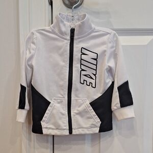 Nike White and Black Jacket